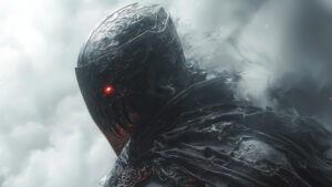 Il Cavaliere della Fiamma Oscura | Midjourney AI