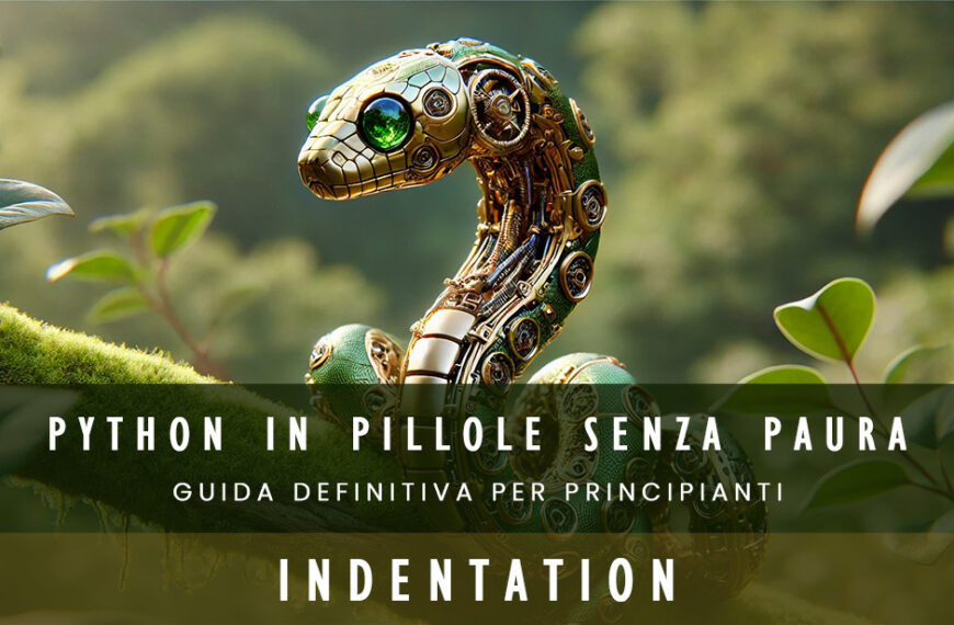 Python in Pillole Senza Paura | Identazione